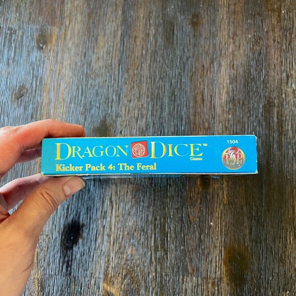 VTG TSR Dragon Dice Game Kicker Pack 4 The Feral Open Box Dice Sealed in Bag - Picture 4 of 7